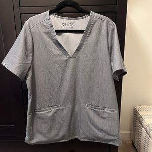 Figs graphite grey casma top